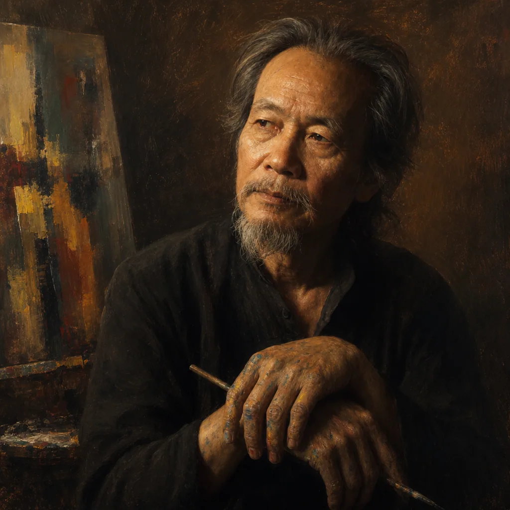 Chân dung hoạ sĩ Phạm Quốc
